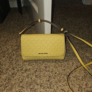 Michael Kors Yellow Crossbody Bag